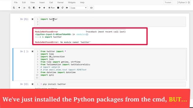 Pip install Python Packages in Jupyter Notebook : How to install Python Packages Jupyter Notebook смотреть онлайн