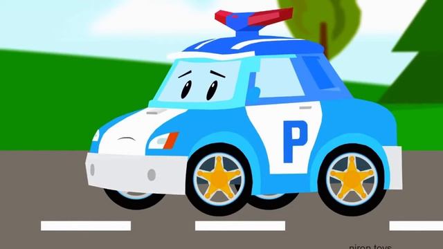 Машинки. Собираем машинку. Бетономешалка. Полицейская. Пожарная. смотреть онлайн