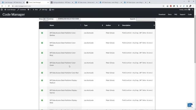 WP Data Access - Styling data tables manually смотреть онлайн