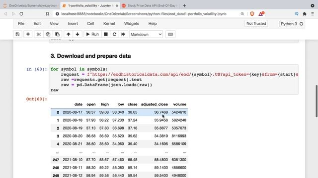 How to Calculate Stock Investment Portfolio Volatility with Python, NumPy & Pandas смотреть онлайн