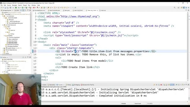 Web-Anwendungen im Model-View-Controller Design Pattern mit Java, Spring und Thymeleaf смотреть онлайн