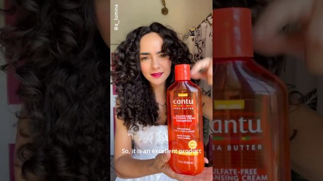 AVOID DRYING OUT YOUR MANE USING CANTU SHAMPOO FOR FINAL WASH #curlygirlmethod  #curlytips