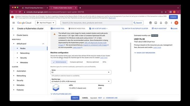 Create Kubernetes Cluster in Google Cloud смотреть онлайн