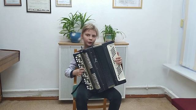 Лаптикова Даша, баян. смотреть онлайн