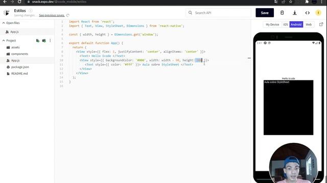 [Guia completo] Como criar estilos para meu App no React Native? (Stylesheet) смотреть онлайн
