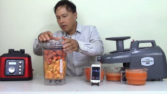 Green Star Pro vs Dynapro Vacuum Blender Vacuum Juicing Comparison смотреть онлайн