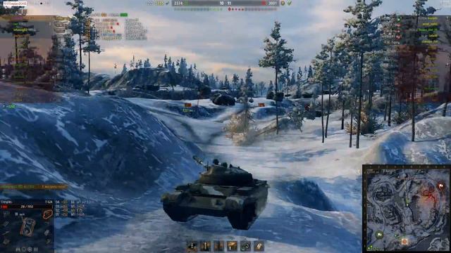 Т-62А  EPIC WIN  Заполярье  World Of Tanks