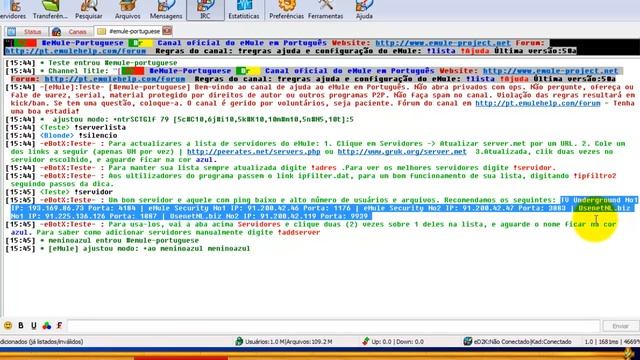 Como conectar o servidor no eMule смотреть онлайн