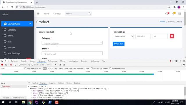 #22 Store inventory management system | Laravel 8 | How to make custom validation with Vuex смотреть онлайн