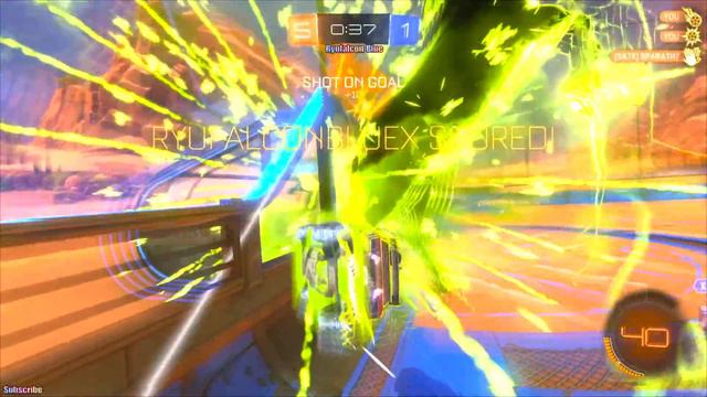 LIME NIGHT-MARE GOAL EXPLOSION 🚀🍋🐴SCORED Rocket League HD |Ryufalcon Blue смотреть онлайн