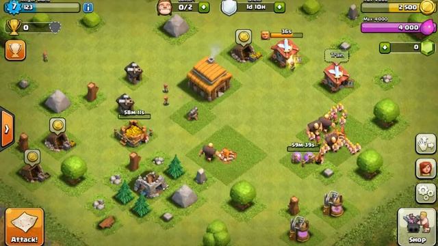 Clash of Clans golden rush battle epic win! смотреть онлайн