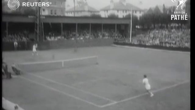 Britain plays Italy for The Davis Cup tennis match (1950) смотреть онлайн