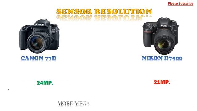 Nikon D7500 vs Canon 77D | Nikon D7500 |Canon 77D | смотреть онлайн
