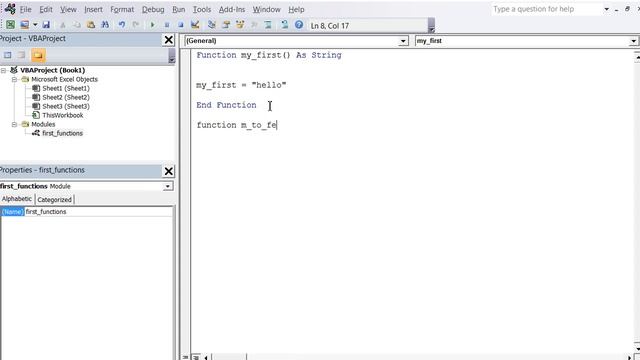 User Defined Functions in Excel with Visual Basic for Applications VBA смотреть онлайн