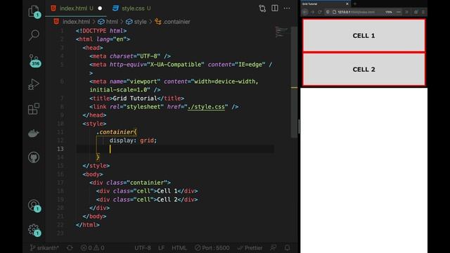 CSS Grid Basic Syntax & Grid-template-columns Property - 3 | CSS Grid తెలుగులో [4K] смотреть онлайн