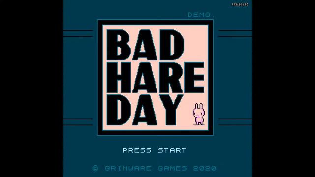 NES Homebrew "BAD HARE DAY" Original Title Screen (Now Replaced) смотреть онлайн