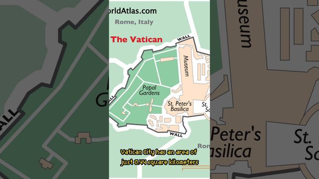 Vatican City: The smallest country in the world. #geography #europe #vaticancity смотреть онлайн
