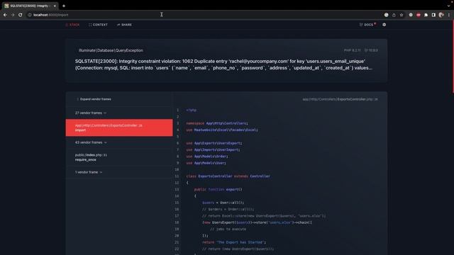 #13 - Laravel Excel - Imports ( Part 1 ) смотреть онлайн