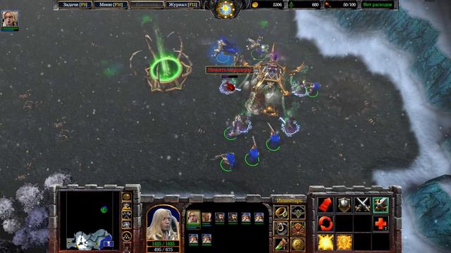 Warcraft III Reforged. Прохождение без комментариев .Артас находит меч Frostmourne.#6.