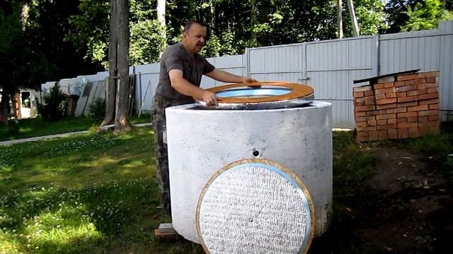 Утепленная крышка для колодезного домика смотреть онлайн