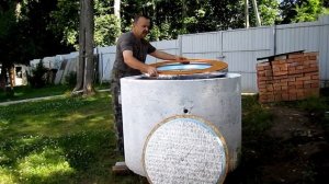 Утепленная крышка для колодезного домика