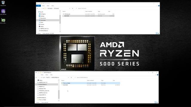 How to Flash the MSI MEG B550 Unify-X BIOS with the BIOS Flash Button смотреть онлайн