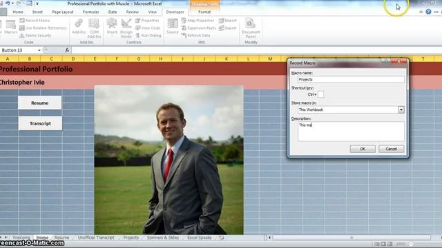 Excel Professional Portfolio смотреть онлайн