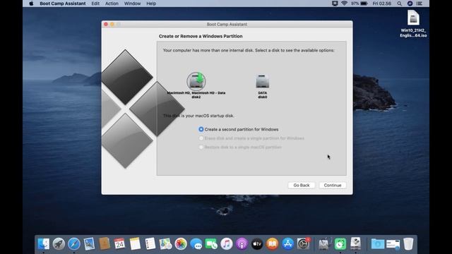 How to install windows 10 on a Macbook Pro 2012 using Boot Camp Assistant смотреть онлайн