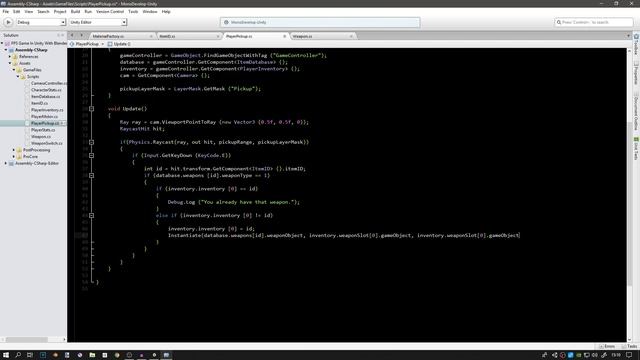 Weapon Pickup System - FPS Game In Unity - Part 42 смотреть онлайн