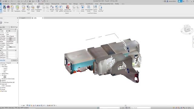 Matterport Point Cloud to Revit via Recap Workflow смотреть онлайн