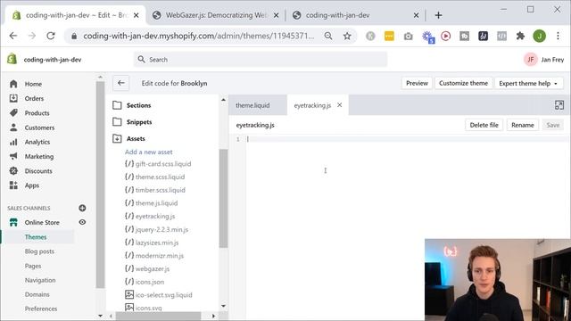 Build an Online Shop controlled by Webcam Eye Tracking смотреть онлайн