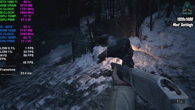 Resident Evil Village | GTX 1050 Ti 4GB | 1080P + All Settings | Performance Tasted. смотреть онлайн