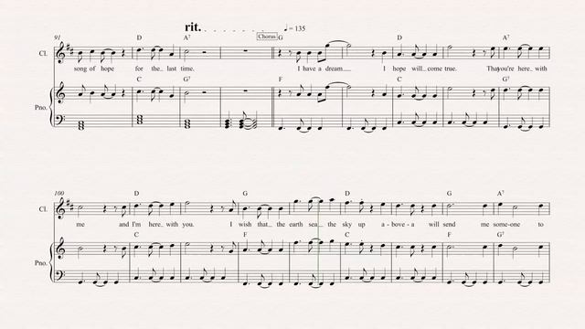 Clarinet - Lava - Disney - Sheet Music, Chords, & Vocals смотреть онлайн