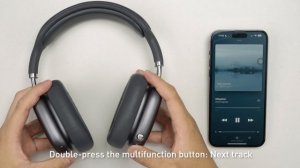 Baseus Bowie H2 Noise Cancelling Wireless Headphone Operation Instruction