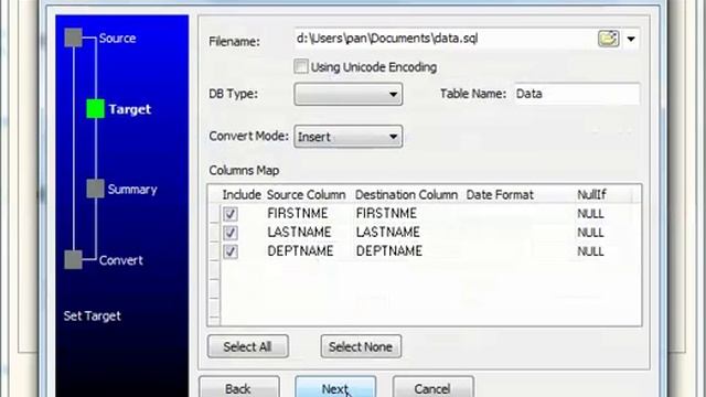 Export data from DB2 query results to SQL file смотреть онлайн
