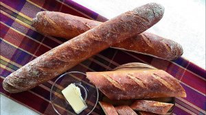 Настоящие французские домашние багеты без спец. приспособлений для выпечки и планетарного миксера!