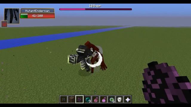 Mutant Enderman Vs. Wither Boss - Minecraft Mob Battles - Mutant Creatures Mod смотреть онлайн