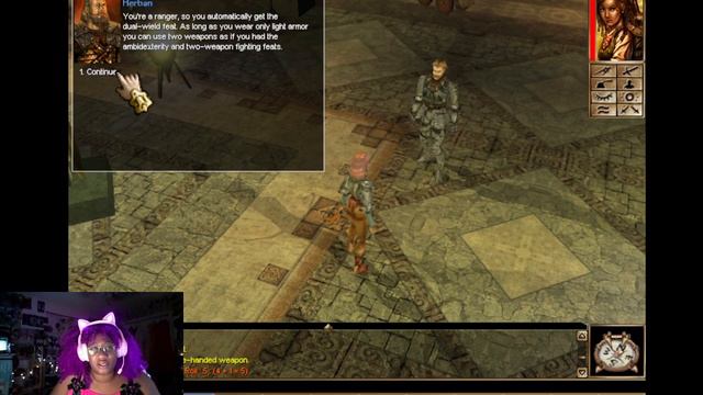 Playing Neverwinter Nights, y'all...she forgot how to play 😆 Game with me in DnD смотреть онлайн