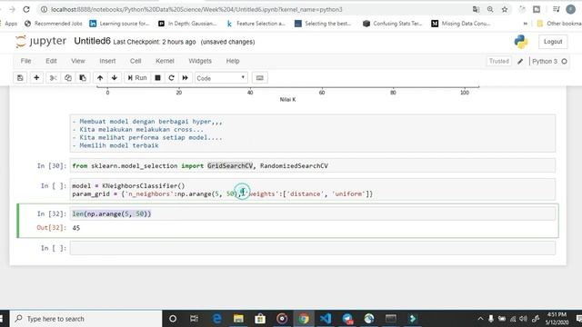Data Science [Machine Learning Python] : GridSearchCV dan RandomizedSearchCV смотреть онлайн
