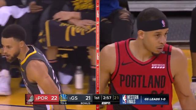 All Of Dell And Sonya Curry's Reactions From Game 2 | WCF смотреть онлайн