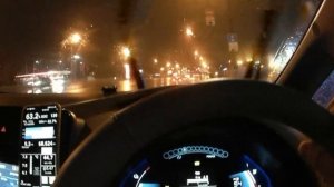 Nissan leaf СОХ 65. 8 делений  городской пробег Ниссан лиф.