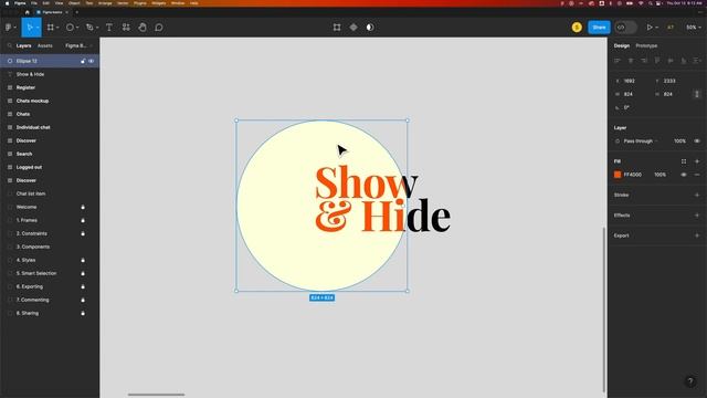 How to Show & Hide Layers in Figma смотреть онлайн