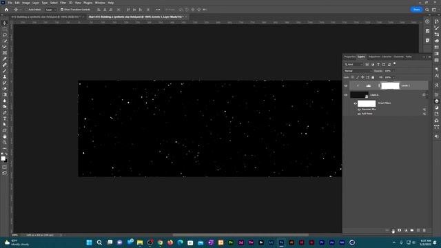 015-Creating a synthetic star field in photoshop смотреть онлайн