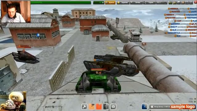 Танки от домовёнка играем и + задание !! Жуткие лаги ! смотреть онлайн