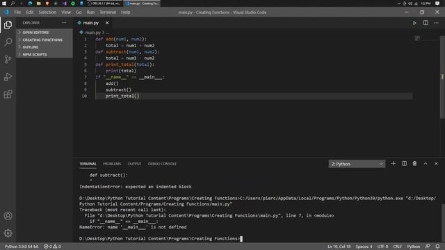 Defining Functions in Python Programming Language | Fun with Coding | For Beginners | Tech Thursday смотреть онлайн