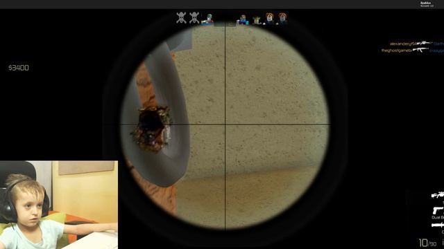 Учусь играть в CS GO - ROBLOX COUNTER BLOX - получается не очень - блог Ильи смотреть онлайн