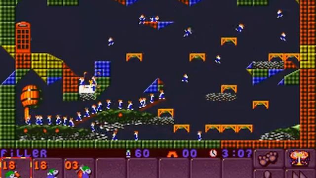 Lemmings 2: The Tribes - Highland Level 3 смотреть онлайн