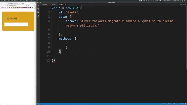? 601 Obojstranné previazanie pomocou v-model║Vue.js 2 slovensky║ Programovanie s Yetim смотреть онлайн