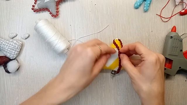 МЯГКИЕ Елочные игрушки своими руками/ DIY тканевые игрушки смотреть онлайн