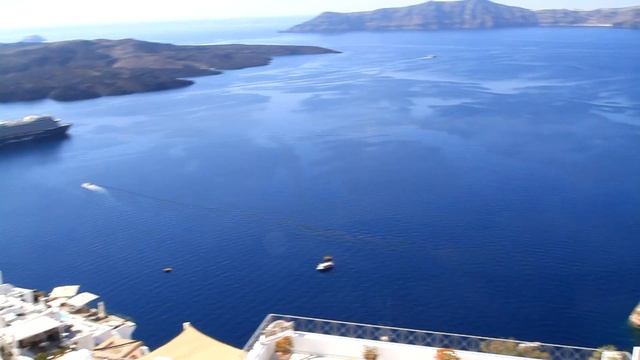 Santorini Island, Greece - Fira. Music composition Tristeza by Pavel Khokhryakov смотреть онлайн